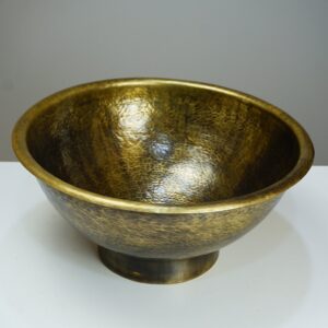 Rustic Brass Vessel sink for Bathroom, Hammered Antique Brass Wash Basin