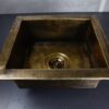 Undermount Single Antique Brass Kitchen Sink Various Sizes , Handmade Vintage Brass Rustic Sink