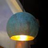 Oxidized Copper Pendant Light ,Handmade Copper Farmhouse Lighting