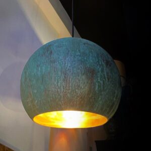 Oxidized Copper Pendant Light ,Handmade Copper Farmhouse Lighting