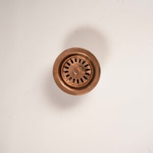 Copper Kitchen Drain Sink , Solid Copper Basket Strainer