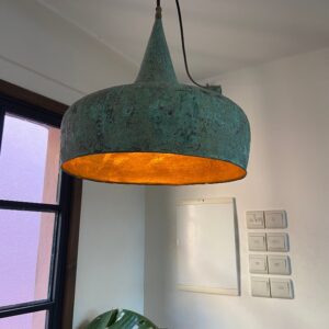 Oxidized Copper Pendant Light , Vintage Copper Pendant Light for Island kitchen and bedroom