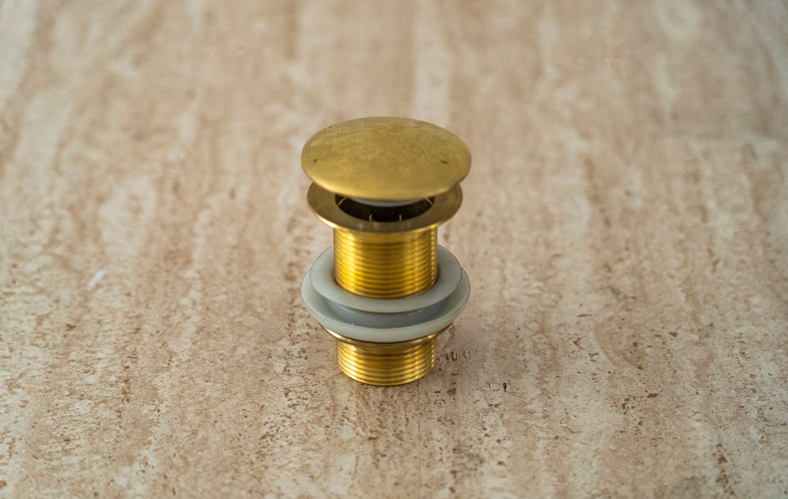 Solid Brass Pop up Drain Sink 1-1/4 Sink Drain Pop up Drain stopper for Bathroom sink