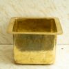 Hammered Brass Square Undermount Bar Sink , Solid Brass Bar Sink including drain