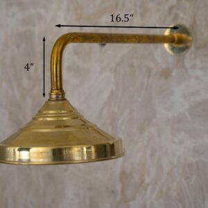 Natural Brass shower head , Solid Brass shower head outdoor ,high pressure shower head ,rainfall shower head