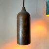 Aged Copper Pendant Light , Farmhouse Pendant Light Copper