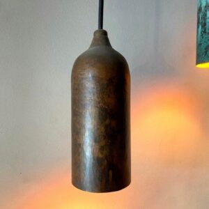 Aged Copper Pendant Light , Farmhouse Pendant Light Copper