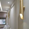 Luxurious Solid Brass Double Wall Light Fixture , Brass Sconce Lights