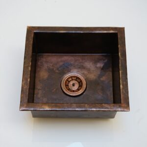 Undermount Copper Kitchen Bar Sink Various Sizes, Oil rubbed bronze bar Sink