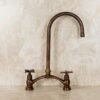 Oil Rubbed Bronze Kitchen Faucet With Sprayer For Kitchen Sink Farmhouse in different finishes
