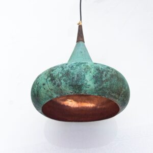 Vintage Copper Ceiling Light , Copper Pendant Lights For Kitchen Island