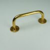 Elegant Unlacquered Brass Towel Bar - Handcrafted Brass Towel holder