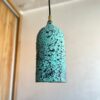 Green Patina Copper Ceiling Pendant Light -  Hanging Light Fixture For Kitchen Island Lighting
