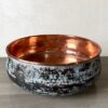Round Hand Hammered Copper Vessel Sink - Handcrafted Bathroom Basin