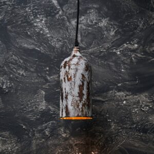 Rustic Patina Copper Pendant Light -Handcrafted Copper Ceiling Lamp for Kitchen Island Lighting.