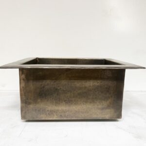 Undermount Antique Brass Kitchen Sink, Handmade Vintage Rustic Brass Sink, Solid Brass Drop in Sink
