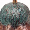 Oxidized Copper Pendant Lamp – Handcrafted Floral Dome Light for Rustic Farmhouse Décor