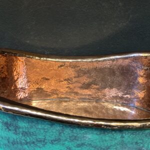 Green Patina Copper Tub Sink, Rustic Vessel Vanity