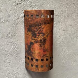 Copper Outdoor Wall Light Fixtures, Half Round Wall Sconce Lamp, Copper Outdoor Sconce Lighting