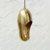 Set of 3 Hammered Brass Hanging Lamps ,Pair of Solid Brass Light Fixture