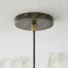 Set of 2 Oxidized Copper Dome Pendant Lights – Two Handcrafted Ceiling Fixtures Dining Room