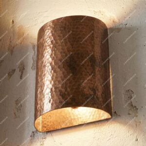 Copper Wall Sconce Hammered Solid Copper copper pendant light Rustic Wall Light
