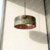 Handmade Green Patina Copper Pendant Light, Large Light fixture Kitchen Lighting